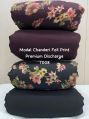 Modal Chanderi Discharge Foil Print
