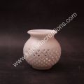 Marble matki jaali tea light holder