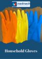 Medmech Multicolor Plain household rubber gloves