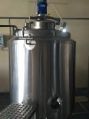 Polished Round Silver Stainless Steel Liquid Storage Tank
