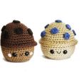 Crochet Stuffed Muffins Toy