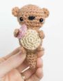 Crochet Stuffed Otter Toy