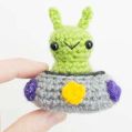 Crochet Stuffed UFO Toy