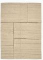 Wool Rectangular loom knotted geometrical carpet