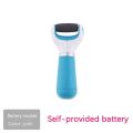 Plastic Blue and Pink multifunction electric foot scrubber
