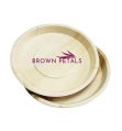 Brown Petals Brown areca palm leaf plates