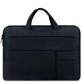 Leather Black Plain laptop sleeve bag