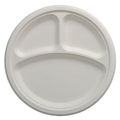10 Inch 3 Compartment Bagasse Plate