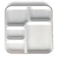 5 Compartment Bagasse Meal Tray