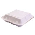 8 Inch Bagasse Clamshell Box