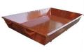 Red mild steel tray