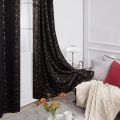 Polyester Multicolor Plain Printed Blackout Curtain Fabric