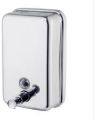 Rectangular Silver Stainless Steel Soap Dispenser