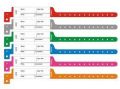 Plastic Multicolor Patient Identification Band