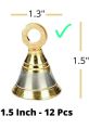 Polished Round Gold Plated Golden New 20 gm Brass Bells