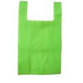 Green Non Woven U Cut Bag