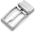 Zinc Silver Reversible Belt Buckle