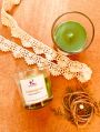 Kana Creations Soy Wax Green lemongrass daily candle