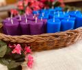 Kana Creations Soy Wax Cylindrical Multicolor Plain variation color therapy candles