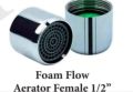 Silver foam flow aerator