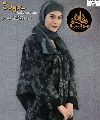 D29 C3 Women Printed Semi Abaya