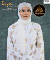 D79 C2 Women Two Piece Printed Abaya