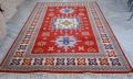 Cotton Wool Smooth Square Red washebal custamaise 900 hand knotted rugs