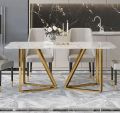 Rectangle Plain designer dining table