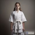 Cotton White New Plain Karate Uniform