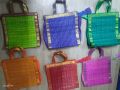Available in Many Colors Square korai grass hand bag