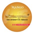 White Rectangular wintergreen mango  pouches
