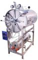 Stainless Steel Silver Rosco Horizontal Cylindrical Autoclave