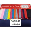 Polyester dott knit fabrics for t shirts
