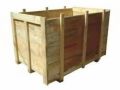 Rectangular wooden packing case