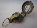 Antique Brass Military Pocket Compass