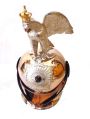 Golden and Silver Copper Eagle Star Badge German Helmet