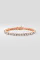 DIAMOND 0.20 Pointer Classic Tennis Bracelet GOLD SILVER AND WHITE GOLD AVAILABLE