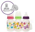 Plastic Multi Colour Printed Baby feeding bottle