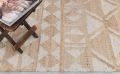 Rectangular hand woven boho style wool jute rugs
