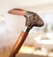 Rabbit Head Handle Nautical Wooden Walking Stick