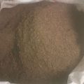 Brown dry cow dung powder
