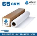 65 Gsm Sublimation Heat Transfer Paper Roll