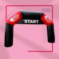 WondeRides Nylon Gate Shape Black Red promotional inflatable arch gate