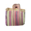 Striped Nylon Bag