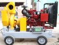 10 HP Cosmos Pumps small trolley diesel engine auto prime dewatering pump