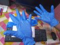 Black Blue Grey Purple 50-60g nitrile gloves