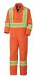 Mens Cotton Orange Worker Suit
