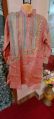 Multi Color Full Sleeve tussar silk embroidered kurti