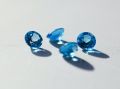 Blue Round Shape Lab Grown Diamond