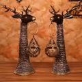 Bell Metal Pair of Deer Lamp